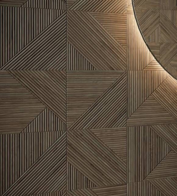 Colorker Tangram decor wandtegel 32x100cm Coffee