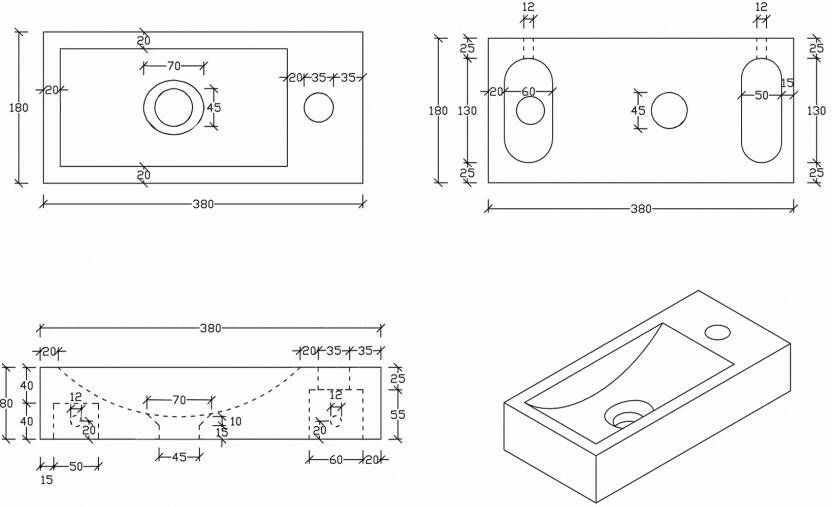 Differnz Ribble fonteinset Bombai black kraan recht natuursteen chroom