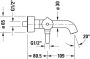 Duravit C.1 badthermostaat opbouw chroom C15220000010 - Thumbnail 3