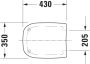 Duravit D-code WC-zitting 43x36x4cm compact Kunststof wit Glanzend 0067310099 - Thumbnail 3