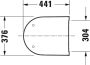 Duravit D-Neo WC-zitting 37.6x44.1x4.3cm met softclose met quickrelease wit 0021690000 - Thumbnail 2