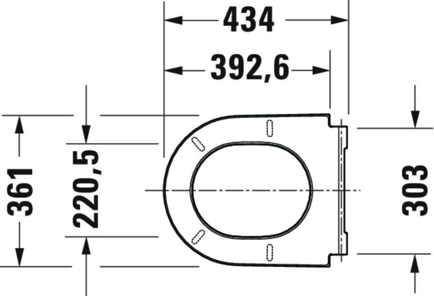 DURAVIT D-Neo closetzitting 37 6x44 1x4 3cm Wit