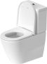 Duravit Toilet D-Neo Staand Voor Reservoir Rimless Diepspoel 65 cm Hoogglans Wit - Thumbnail 4