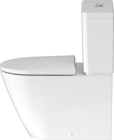 DURAVIT D-Neo duoblokcloset staand voor combinatie 65cm Wit Hygieneglaze wit