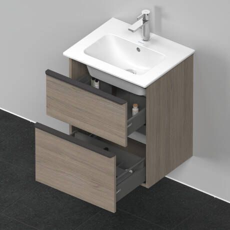 DURAVIT D-Neo onderkast 51x40 2cm 2 lades Oak Terra