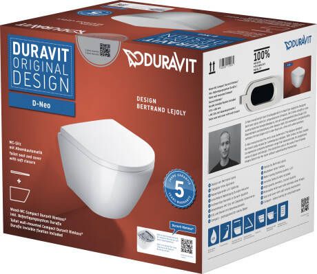 DURAVIT D-Neo pack wandcloset 48cm Wit