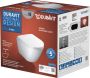 Duravit D-Neo compact hangtoilet randloos incl. softclose toiletbril met quickrelease glans wit - Thumbnail 3