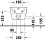 Duravit D neo wandbidet met overloop en kraanvlak 370 x 540 mm wit - Thumbnail 2