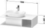 Duravit D-Neo wastafelonderbouwkast met open vak rechts 100 x 26 x 55 cm grafiet mat - Thumbnail 3