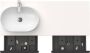 Duravit D-Neo wastafelonderkast geschikt voor wastafel links met 2 lades en 1 open schap 140 x 55 x 45 9 cm wit hoogglans - Thumbnail 3