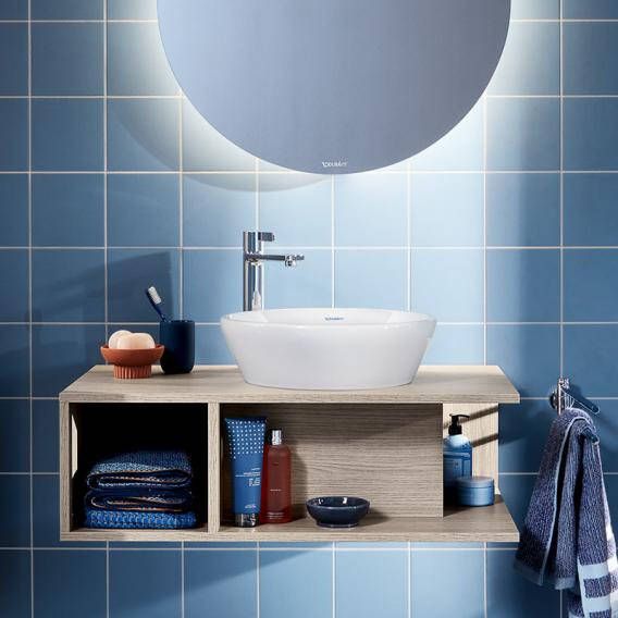 DURAVIT D-Neo wastafelonderbouw hangend 80x48x26cm kraangat rechts Linnen decor