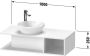 Duravit D-Neo wastafelonderbouwkast met open vak rechts 100 x 26 x 48 cm noten donker mat - Thumbnail 3