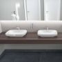 DURAVIT Durastyle opzetwastafel 60x38cm zondeer kraangat Wit met Wondergliss - Thumbnail 4