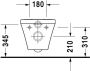 Duravit DuraStyle wandcloset 54 diepspoel Rimless met verdekte bevestiging 37x54cm wit 2551090000 - Thumbnail 4