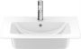 DURAVIT Dubbele wastafel ME by starck met overloop 1x kraangat met overloop 630 x 180 x 490mm (BxHxD) keramiek wit - Thumbnail 2