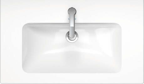 DURAVIT Me by Starck meubelwastafel 83x49cm 1 kraangat mat wit