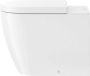 Duravit ME by Starck closetpot diepspoel staand back to wall 37x60cm afvoer horizontaal met wondergliss wit 21690900001 - Thumbnail 4