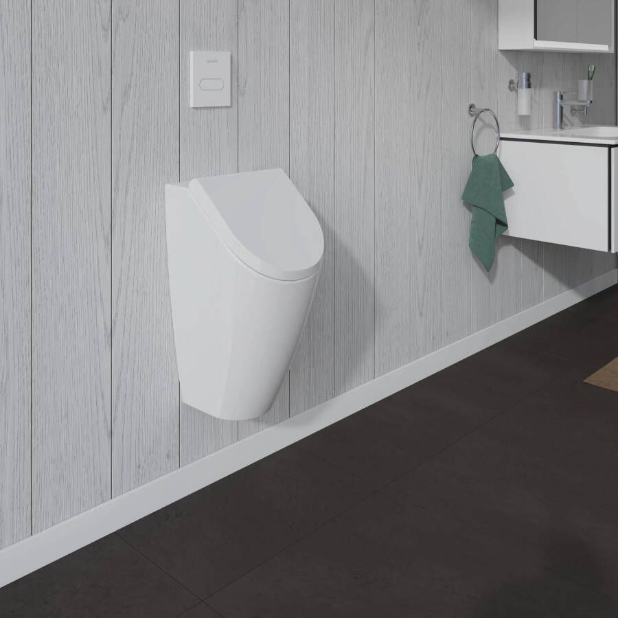 DURAVIT Me by Starck urinoir Rimless voor deksel HygieneGlaze glans wit