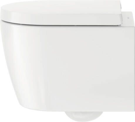 DURAVIT Me By Starck wandcloset 48cm Compact Rimless Wondergliss buitenzijde mat wit binnenkant glans wit