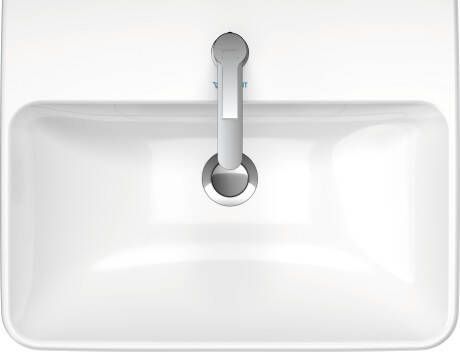 DURAVIT Me By Starck wastafel 60x46cm 1 kraangat glans wit