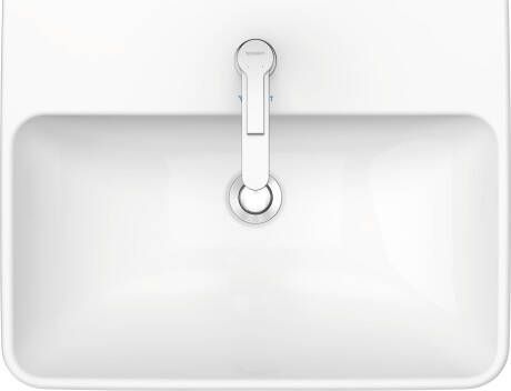 DURAVIT Me By Starck wastafel 65x49cm 1 kraangat glans wit