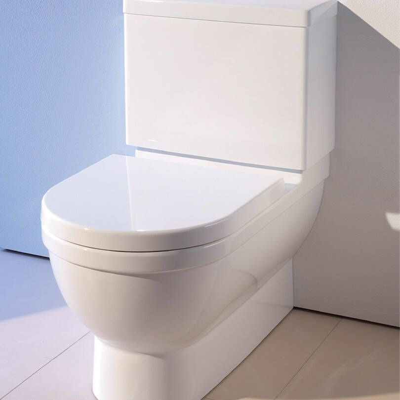 DURAVIT Starck 3 Big toilet duoblok wit zonder zitting reservoir Wondergliss