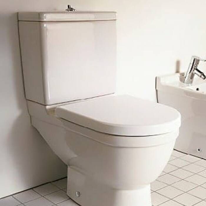 DURAVIT Starck 3 duoblok toilet AO zonder reservoir zitting wit
