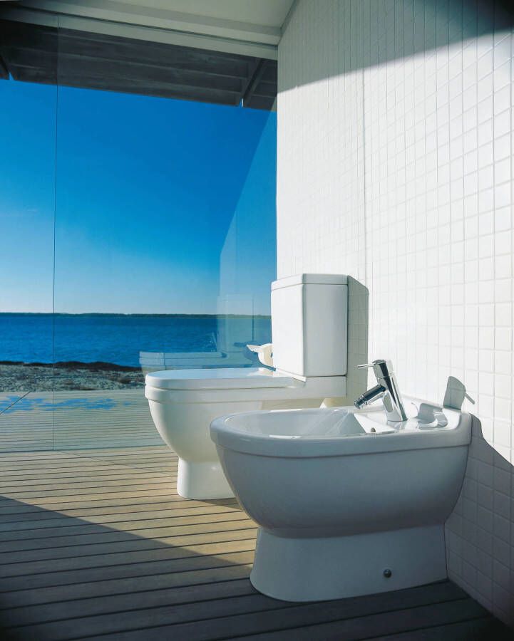 DURAVIT Starck 3 duoblok toilet back-to-wall zonder zitting reservoir wit Wondergliss