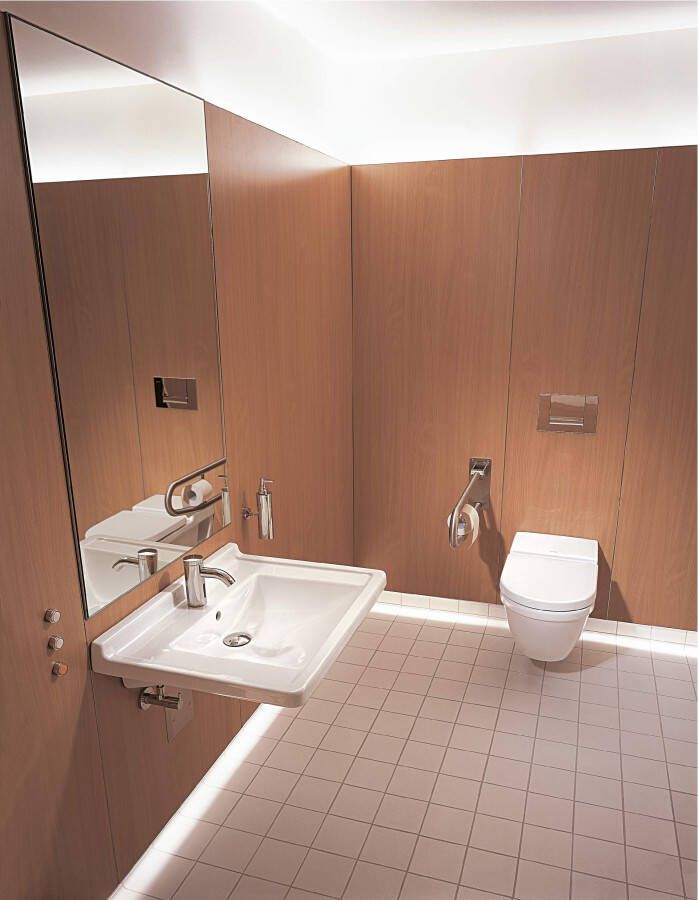 DURAVIT Starck 3 rolstoelwastafel Vital 70x54 5cm met kraangat wit