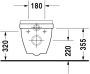 Duravit Starck 3 Wandcloset Compact Diepspoel 36.5x48x35.5 cm Keramiek Wit - Thumbnail 4