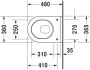 Duravit Starck 3 Wandcloset Compact Diepspoel 36.5x48x35.5 cm Keramiek Wit - Thumbnail 6