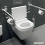 Duravit Starck 3 hangend diepspoel toilet 35 5 x 37 x 70 cm wit - Thumbnail 5