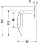 Duravit Starck T toiletrolhouder met klep 12 5x8 3x13 1cm chroom - Thumbnail 4