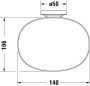 Duravit Starck T Zeephouder wandmodel 14x10.6cm -matglas chroom 0099331000 - Thumbnail 2