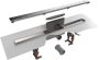 Easy Drain Compact FF 50 douchegoot met vloerflens(afdichtingsdoek) en zijaansluiting 6 x 120 cm geborsteld rvs - Thumbnail 6