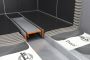 EASYDRAIN Easy Drain Compact RVS douchegoot LxB= 1000x60mm rechthoekig met RVS rooster voor tegels schuifeind horizontaal 50mm met sifon - Thumbnail 6
