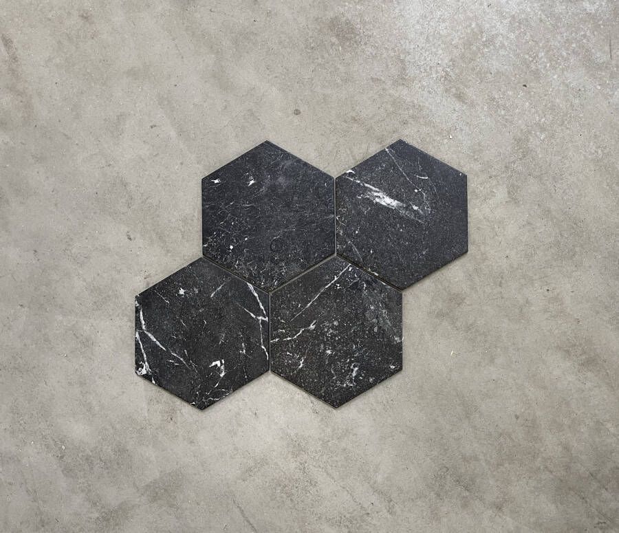 Fap Ceramiche Roma Hexagon tegel 21 6x25 Grafite mat