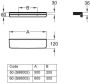 GEBERIT 300 Basic Planchet wand keramiek 500 x 60 x 120mm (LxHxD) wit - Thumbnail 3