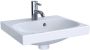 GEBERIT Acanto Fontein 1x waskom kraangat midden overloop keramiek 450 x 382 x 168mm (BxDxH) wit - Thumbnail 2