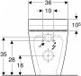 Geberit AquaClean Tuma Comfort douche wc staand met geurafzuiging föhn ladydouche en verwarmbare softclose zitting alpien wit - Thumbnail 3