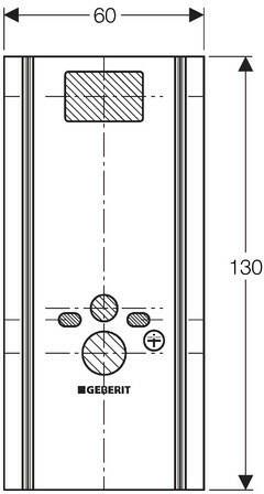 Geberit Gis gipskartonplaat voor wandcloset