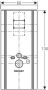Geberit GIS gipskartonplaat voor hangend toilet voor Omega 12 cm inbouwreservoir - Thumbnail 2