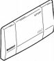GEBERIT Highline eenknops mechanische bedieningsplaat spoelsysteem RVS 185x340x36mm RVS look - Thumbnail 3
