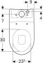 Geberit Icon duobloccloset 35.5x63.5x40 staand PK spoelrandloos met Keratect wit glans 200460600 - Thumbnail 4