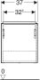 Geberit iCon fonteinonderkast 37x41.5x27.9cm 1 deur linksdraaiend met softclose Spaanplaat Eiken 502.301.jh.1 - Thumbnail 2