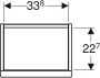 Geberit iCon fonteinonderkast 37x41.5x27.9cm 1 deur rechtsdraaiend met softclose Spaanplaat Noten 502.300.jr.1 - Thumbnail 4