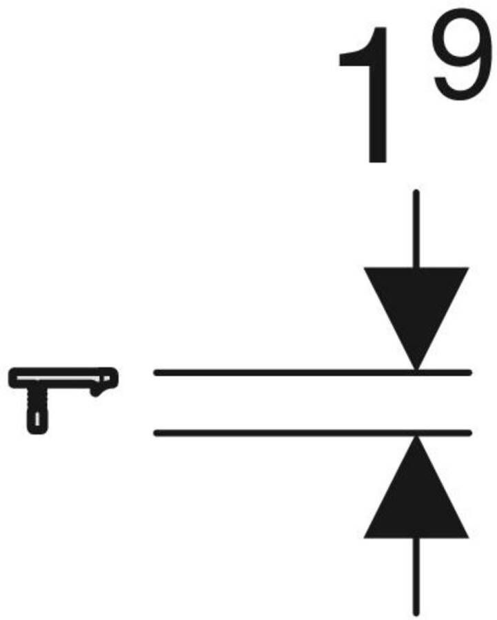 Geberit Icon meubelgreep 36 7cm chroom