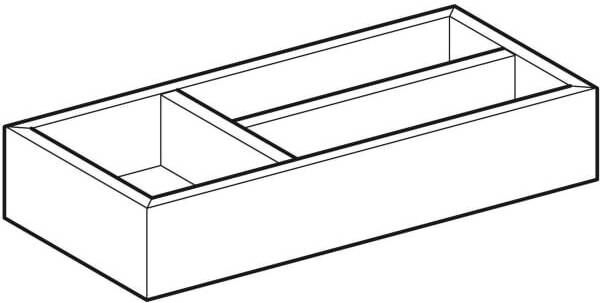 Geberit lade-indeler T-onderverdeling voor bovenlade