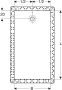 Geberit Olona Douchevloer 80x170 cm Wit Mat - Thumbnail 3