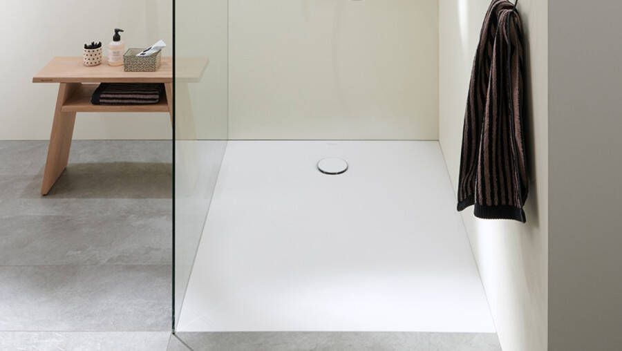 Geberit Olona douchevloer 170x80cm mat wit